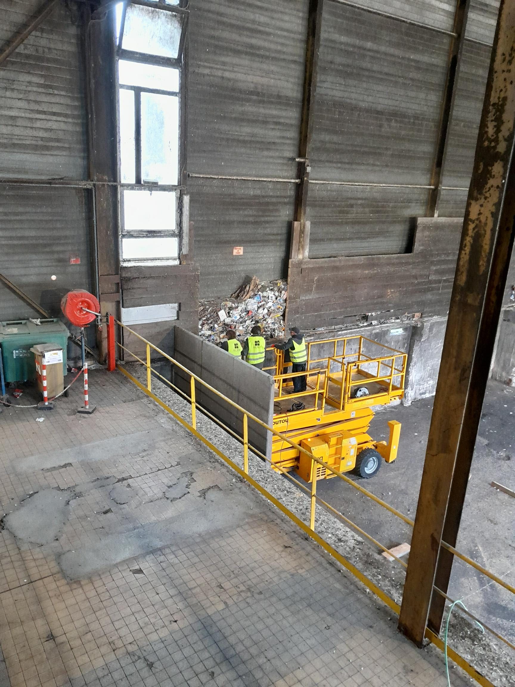 Travaux Quai EMR Médis bardage du 16 au 21/2