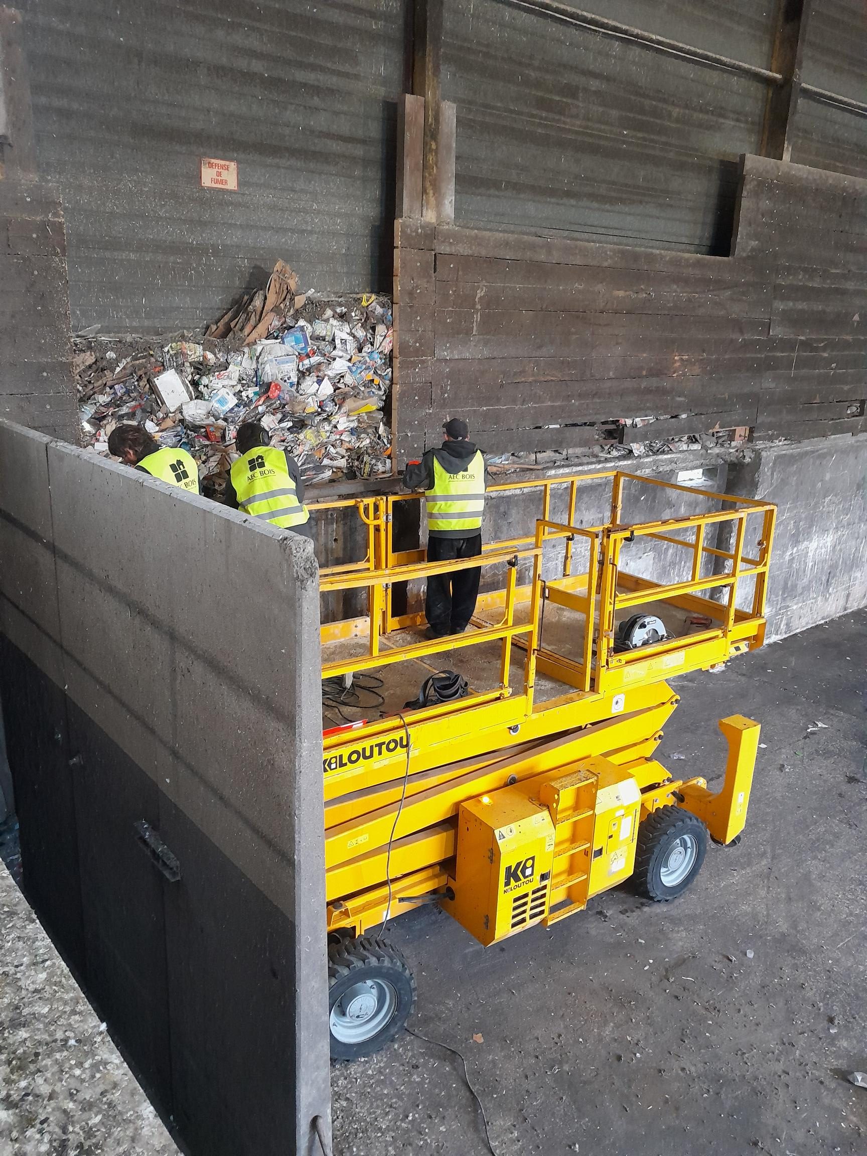 Travaux Quai EMR Médis bardage du 16 au 21/2